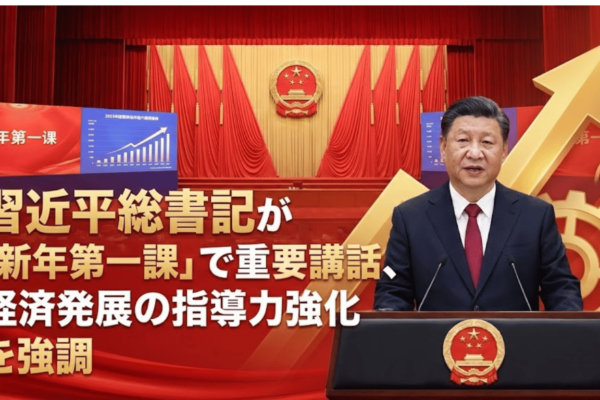習近平総書記が「新年第一課」で重要講話、経済発展の指導力強化を強調