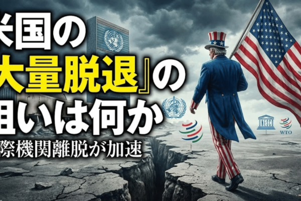 米国の「大量脱退」の狙いは何か、国際機関離脱が加速