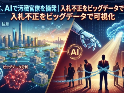 浙江省、AIで汚職官僚を摘発｜入札不正をビッグデータで可視化