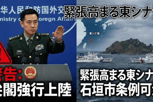 中国国防部「日本の尖閣強行上陸」に警告──石垣市条例可決で緊張高まる東シナ海