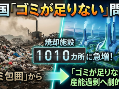 中国「ゴミが足りない」問題——焼却施設1010カ所に急増、「ゴミ包囲」から「産能過剰」へ劇的転換