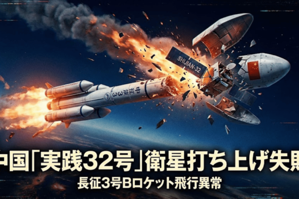 中国「実践32号」衛星打ち上げ失敗｜長征3号Bロケット飛行異常
