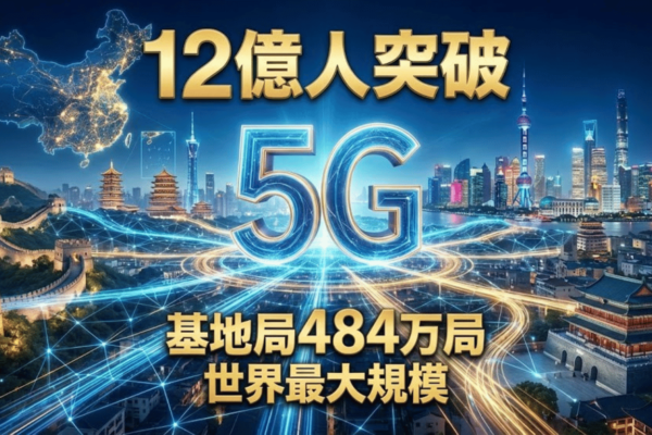 中国の5Gユーザーが12億人突破　基地局484万局で世界最大規模のネットワーク構築
