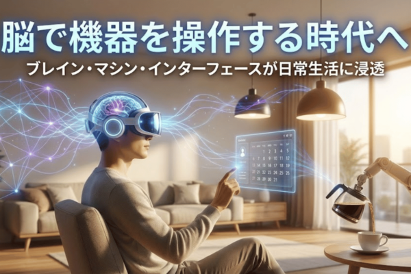 脳で機器を操作する時代へ　ブレイン・マシン・インターフェースが日常生活に浸透