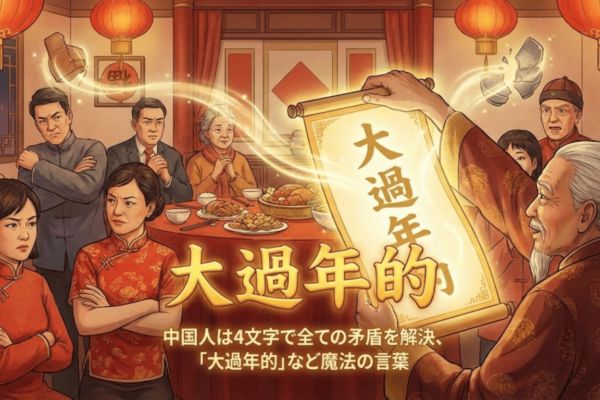 中国人は4文字で全ての矛盾を解決、「大過年的」など魔法の言葉