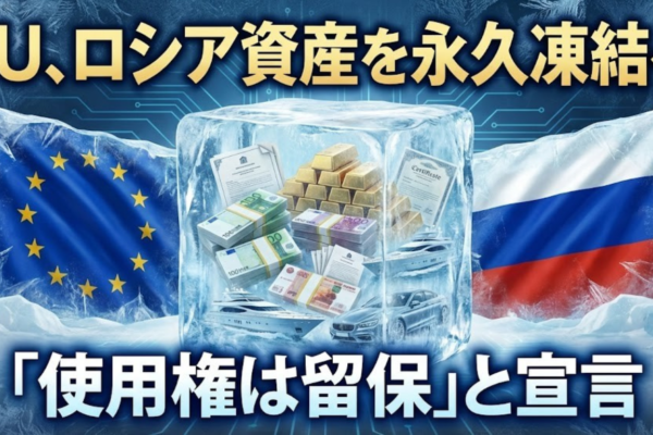 EU、ロシア資産を永久凍結へ「使用権は留保」と宣言