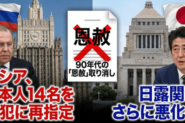 ロシア、日本人14名を戦犯に再指定──90年代の「恩赦」取り消し、日露関係さらに悪化へ
