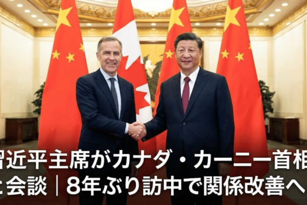 習近平主席がカナダ・カーニー首相と会談｜8年ぶり訪中で関係改善へ