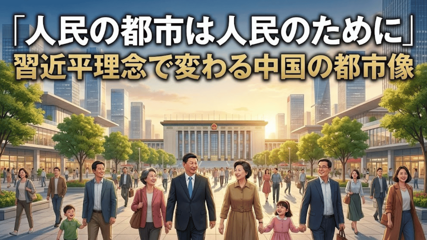 「人民の都市は人民のために」習近平理念で変わる中国の都市像