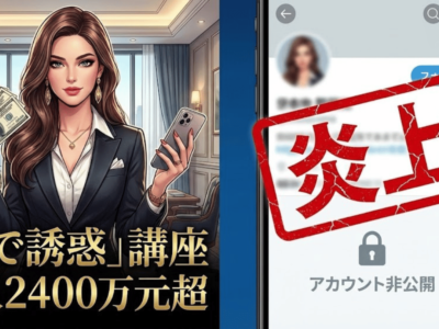 「目で誘惑」講座の女性起業家、収入2400万元超で炎上、アカウント非公開に