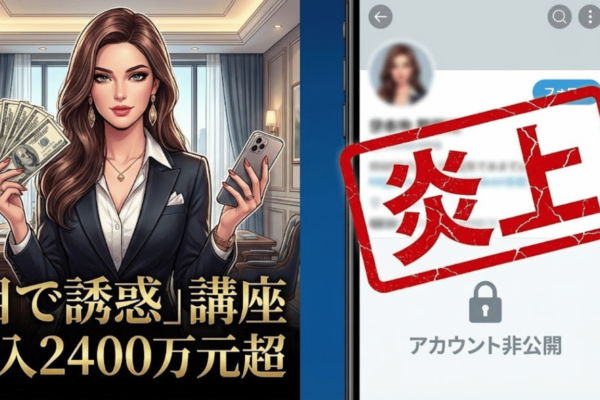 「目で誘惑」講座の女性起業家、収入2400万元超で炎上、アカウント非公開に