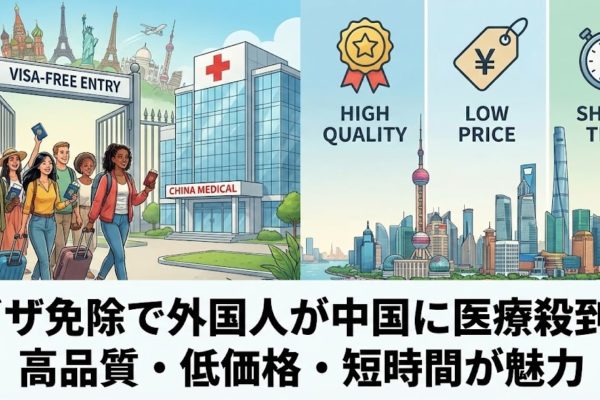 ビザ免除で外国人が中国に医療殺到　高品質・低価格・短時間が魅力