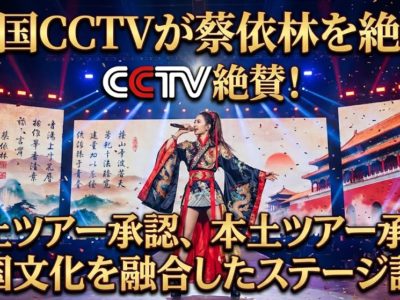 中国CCTVが蔡依林を絶賛｜本土ツアー承認、中国文化を融合したステージ評価