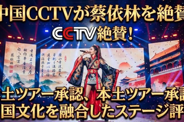 中国CCTVが蔡依林を絶賛｜本土ツアー承認、中国文化を融合したステージ評価