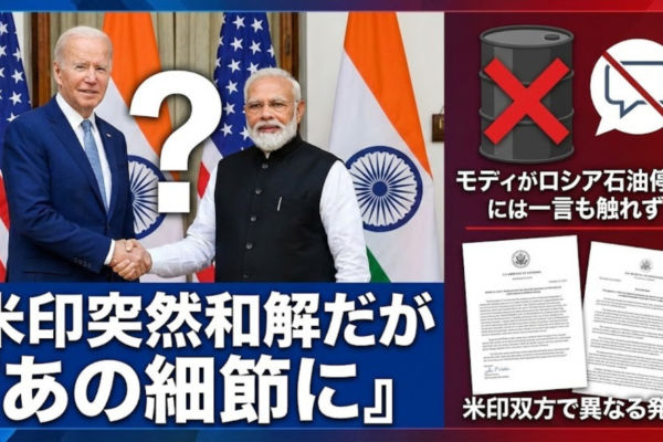 米印突然和解だが「あの細節に」、モディがロシア石油停止には一言も触れず、米印双方で異なる発表