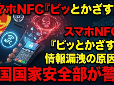 スマホNFC「ピッとかざす」が情報漏洩の原因に、中国国家安全部が警告