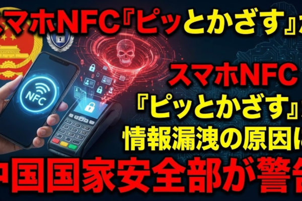 スマホNFC「ピッとかざす」が情報漏洩の原因に、中国国家安全部が警告