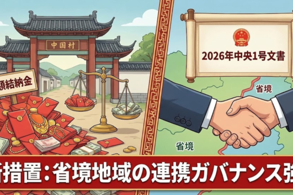 2026年中央1号文書、農村の高額結納金問題に新措置──省境地域の連携ガバナンス強化